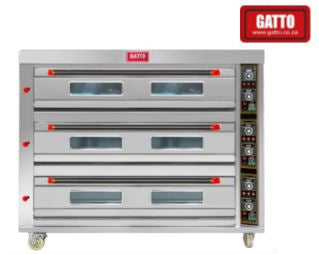 GATTO 3 Deck 9 Pan Deck Oven Gas